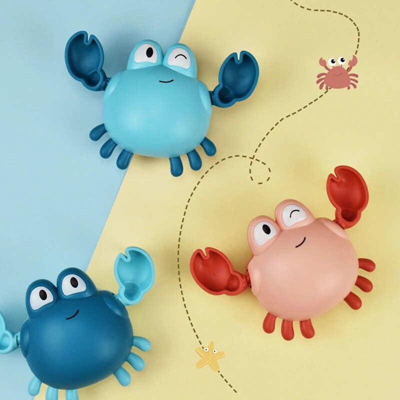 Children's baby swimming bathing water spring clockwork bath toys small animals duck turtle whale pig penguin water spray