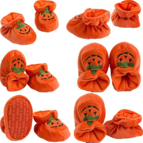 The Baby Girl Soft Anti-slip Pumpkin Shoes 0-18M