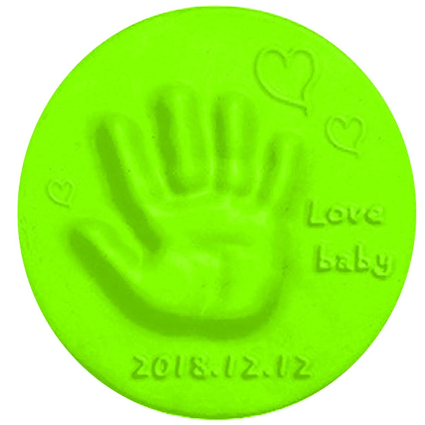 New Baby Footprint Ultra Light Stereo Baby Care Air Drying Soft Clay Baby Hand Foot Imprint Kit Casting DIY Toys Paw Print Pad