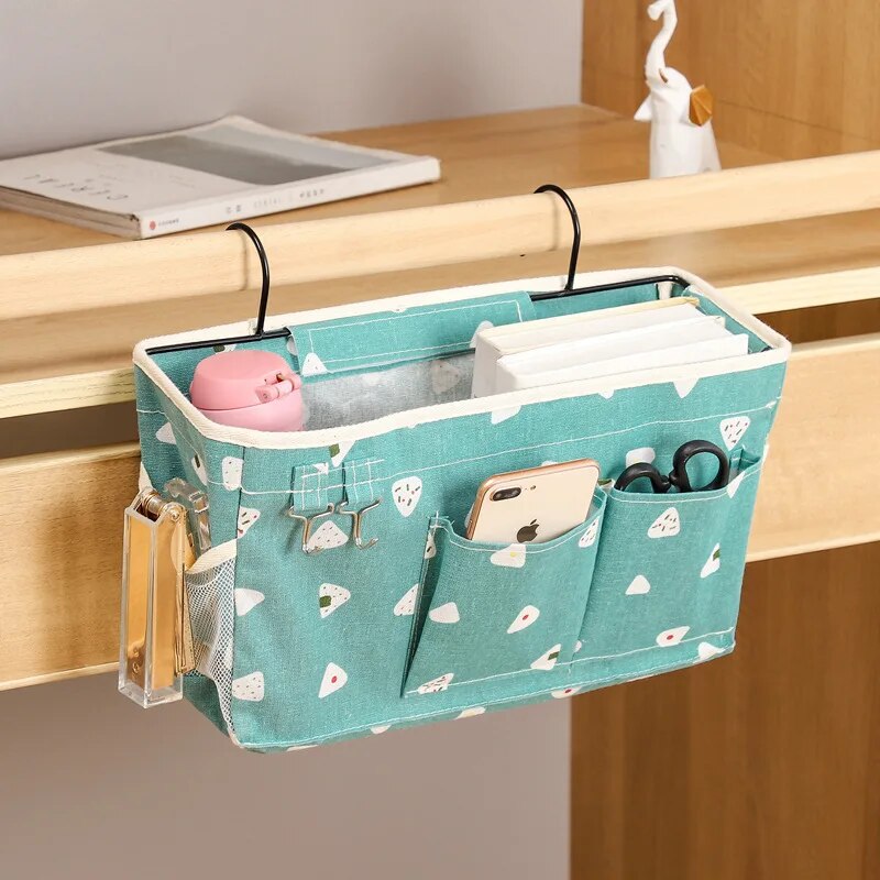 Bedside Storage Bags Crib Bed Side Pouch Hanging Caddy Bedside Toys Storage Organizer Nappy Holder Pockets Crib Accessories Bags