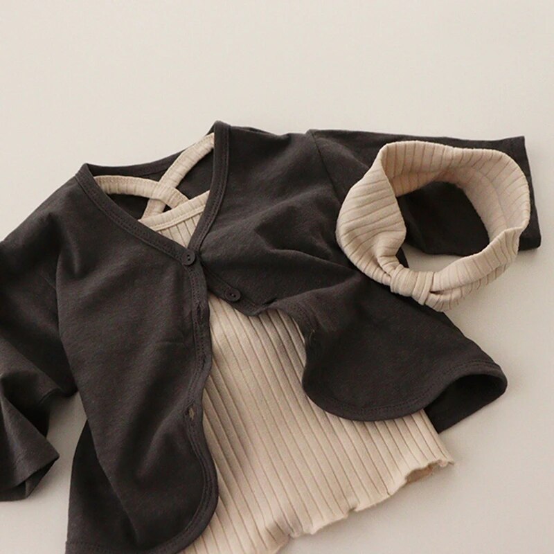 Toddler Baby Pajamas Clothing Sets for Girl Solid Vest Top + Shorts Outfits Suit Summer Kids Girls Loungewear Clothes