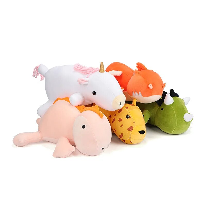 New 38/60cm Giant Dinosaur Weighted Plush Toy Cartoon Anime Game Character Plushie Animals Doll Soft Stuffed Plush Toys for Kids