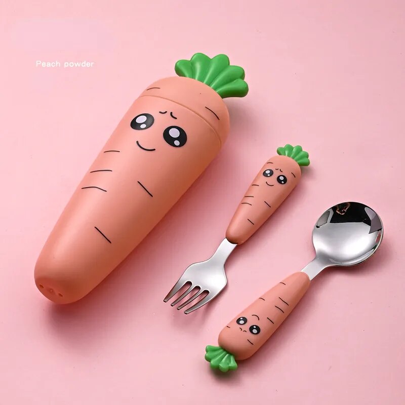 Cartoon Baby Vegetable Utensils