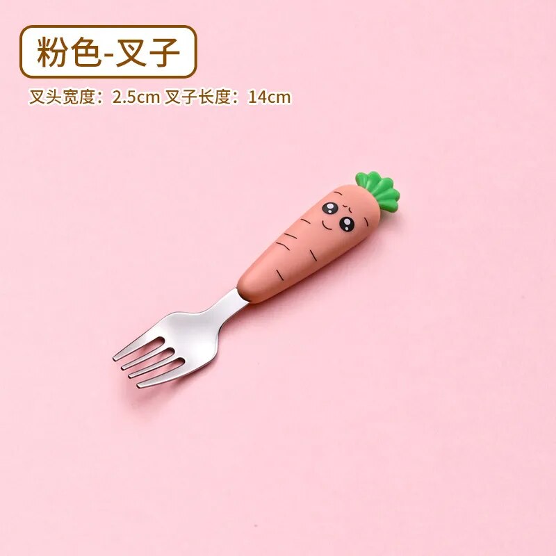 Cartoon Baby Vegetable Utensils
