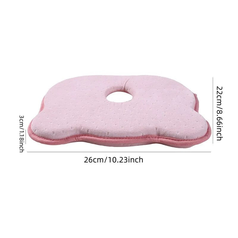 Baby Pillow Velvet Newborn Baby Breathable Shaping Pillows Baby Sleep Positioning Pad Anti Roll Toddler Pillow