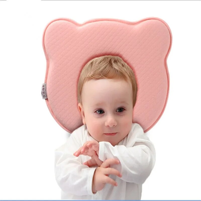 Baby Pillow Velvet Newborn Baby Breathable Shaping Pillows Baby Sleep Positioning Pad Anti Roll Toddler Pillow