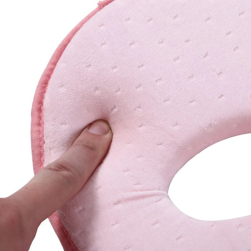 Baby Pillow Velvet Newborn Baby Breathable Shaping Pillows Baby Sleep Positioning Pad Anti Roll Toddler Pillow