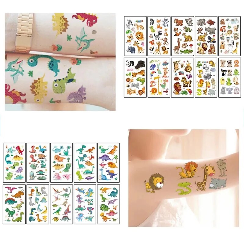 Baby Cartoon Temporary Tattoo Stickers