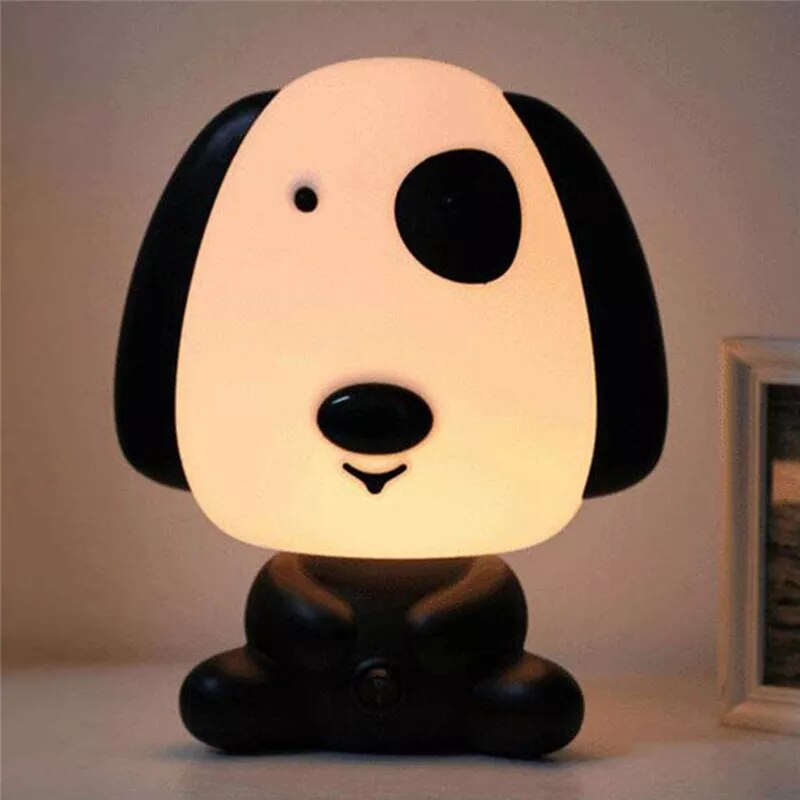 Cartoon LED Night light panda bear Rabbit Dog Table Desk Lamp Kids Baby Sleep Lamp For Bedroom bedside indoor Decoration Lamp