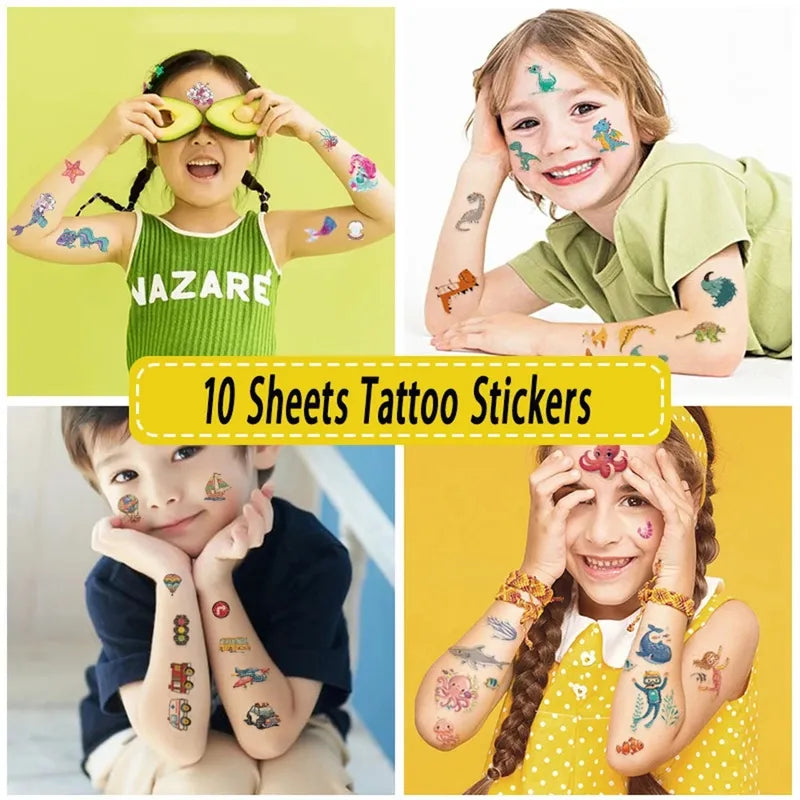 Baby Cartoon Temporary Tattoo Stickers