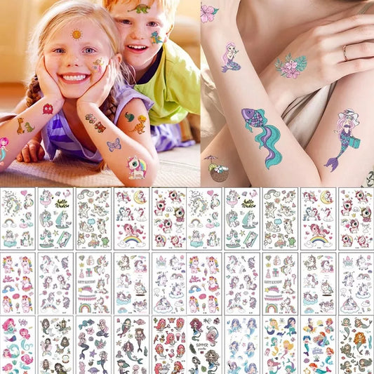 Baby Cartoon Temporary Tattoo Stickers