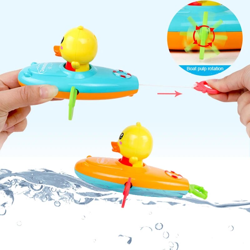 Baby Cartoon Rowing Boat Toy