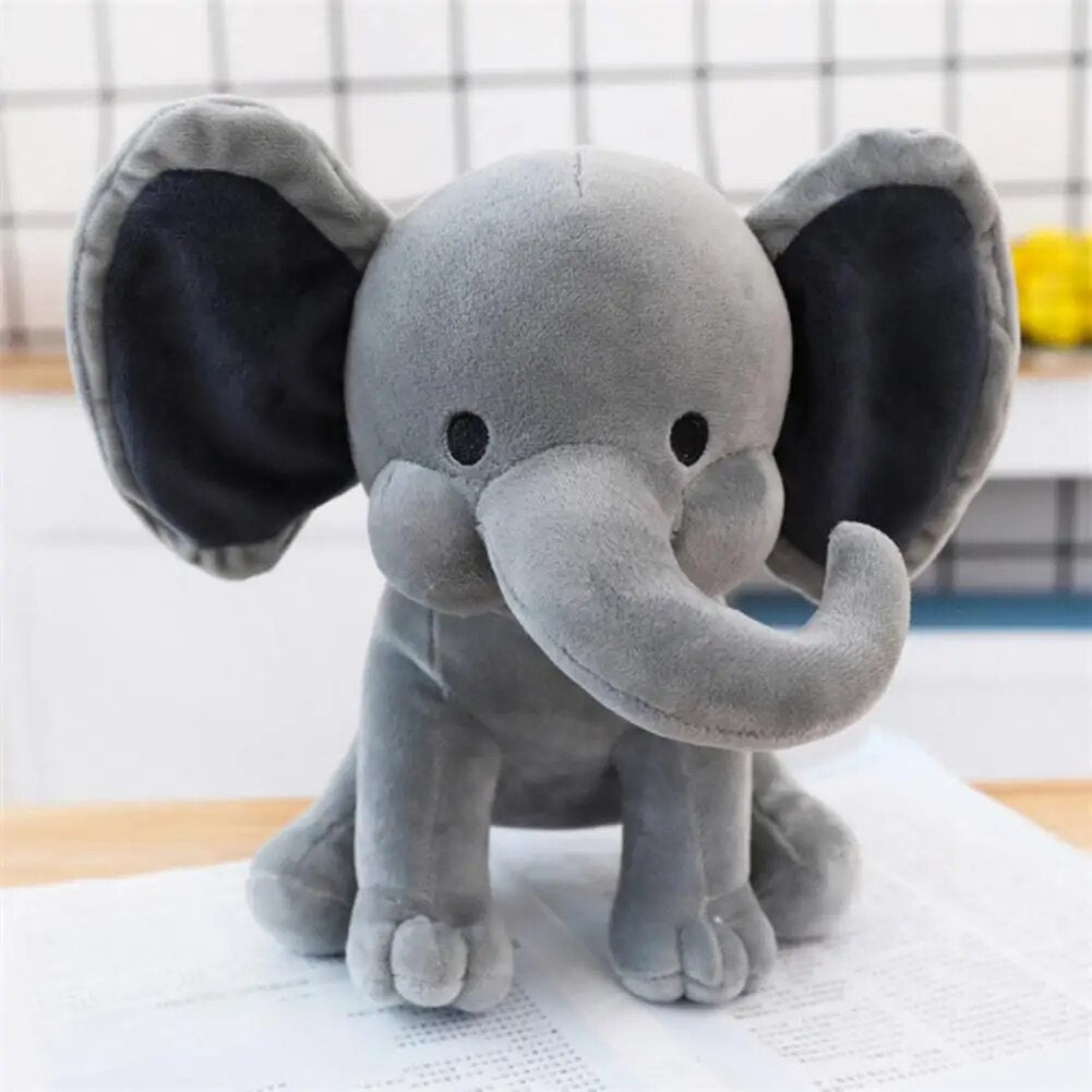 Cute Cartoon Elephant with Long Nose Plush Doll Baby Sleep Toy Children Kids Gift Humphrey Soft Plush Slepping Animal Dolls