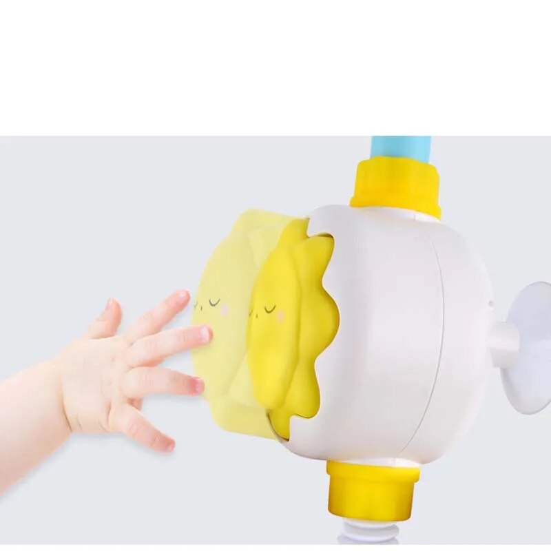 Baby Bath Toys Cloud Bathtub Showers Bathing Spouts Suckers Folding Faucet Children Bath Toys Cute Spray Shower Kids Gift