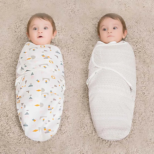 Babies Sleeping Bags Newborn Baby Cocoon Swaddle Wrap Envelope 100%Cotton 0-6 Months Baby Blanket Swaddling Wrap Sleepsack