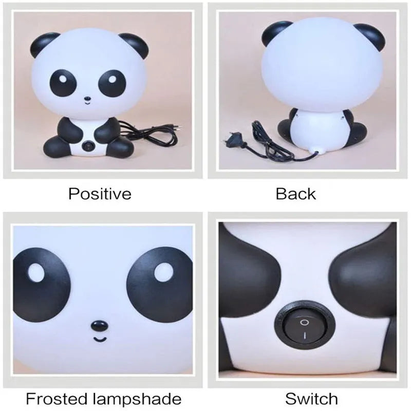 Cartoon LED Night light panda bear Rabbit Dog Table Desk Lamp Kids Baby Sleep Lamp For Bedroom bedside indoor Decoration Lamp