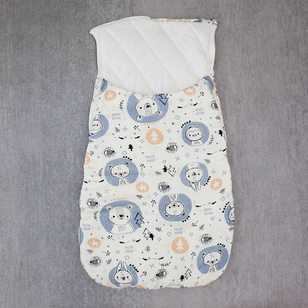 Baby Sleeping Bag Envelope Newborns Baby Cocoons Cartoon Soft Colored Cotton Diaper Cocoons For Newborns Sleep Baby Sleepsacks