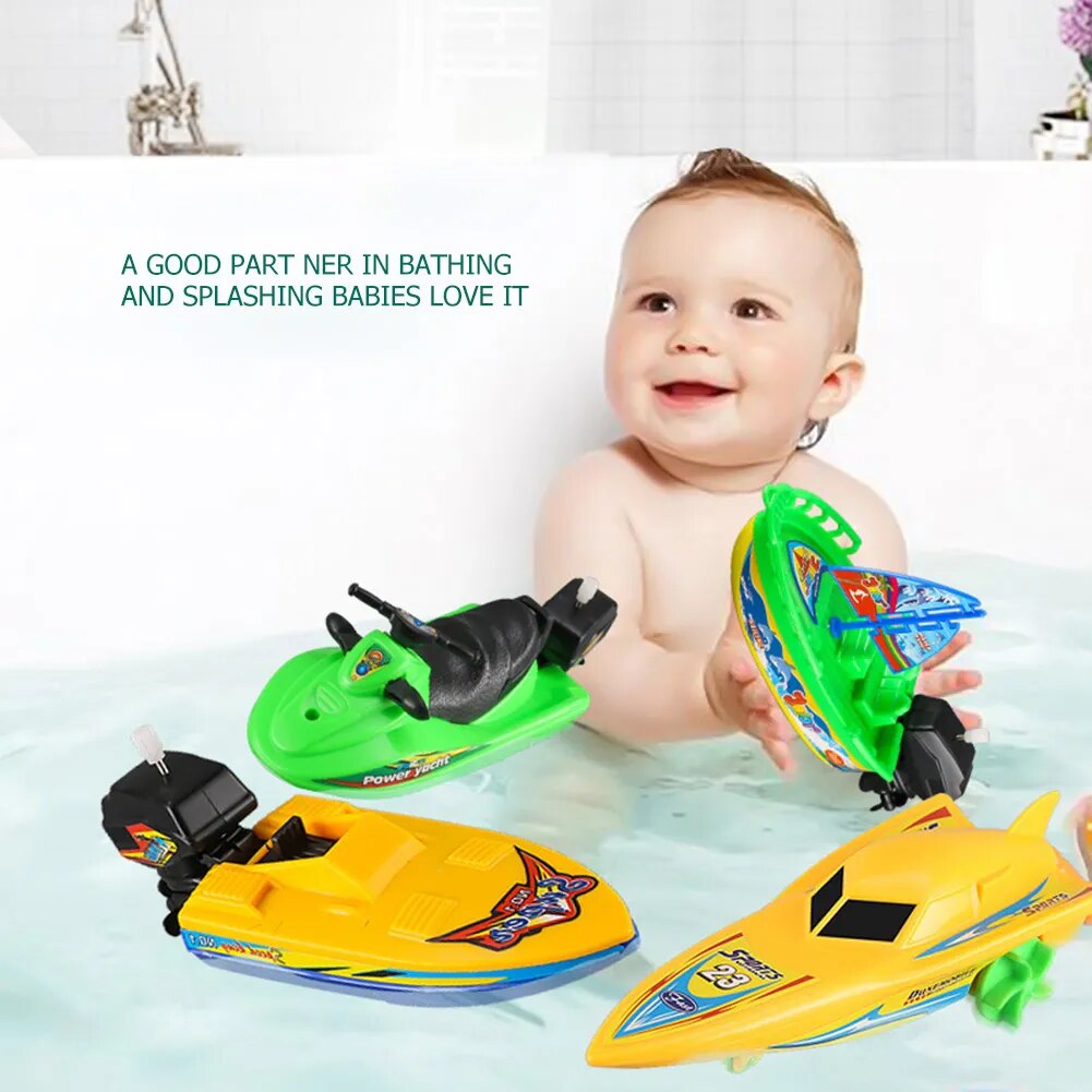 Baby Boat Wind Up Bath Toy