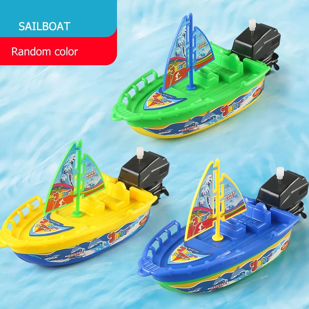 Baby Boat Wind Up Bath Toy