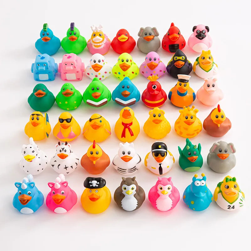 50 Pack Rubber Duck for Jeep Bath Toy Assortment Bulk Floater Duck for Kids Pool toy Toddlers Baby Party Favors Birthdays