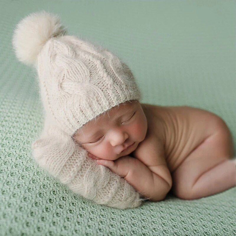 Baby Beanie And Pillow Set