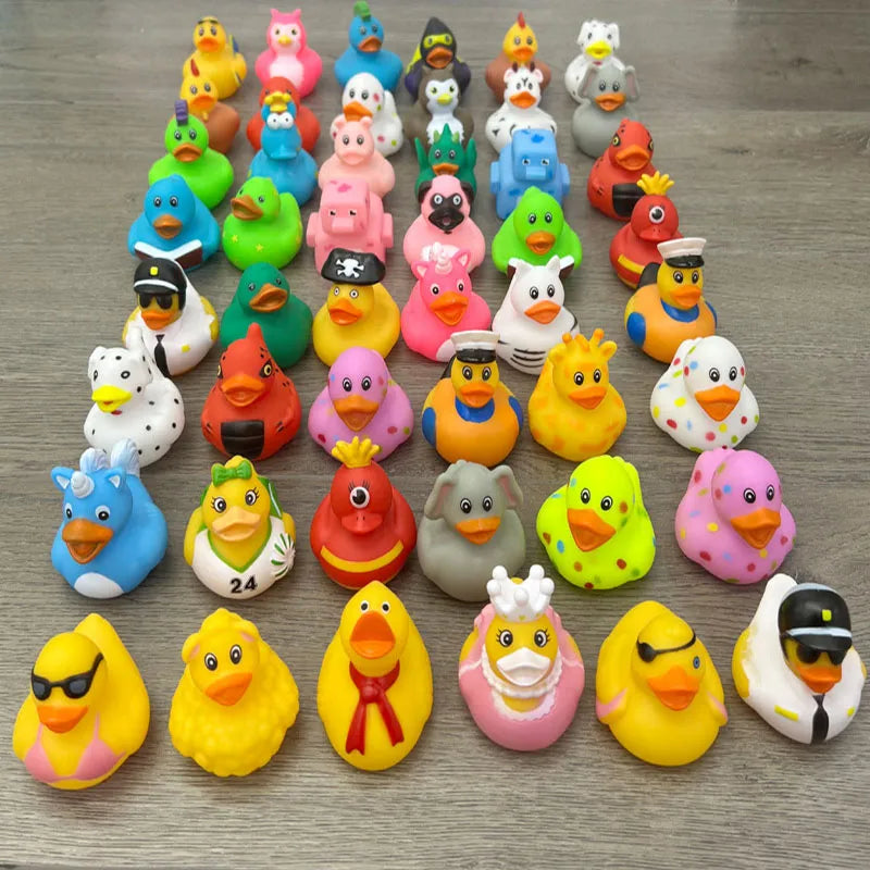 50 Pack Rubber Duck for Jeep Bath Toy Assortment Bulk Floater Duck for Kids Pool toy Toddlers Baby Party Favors Birthdays