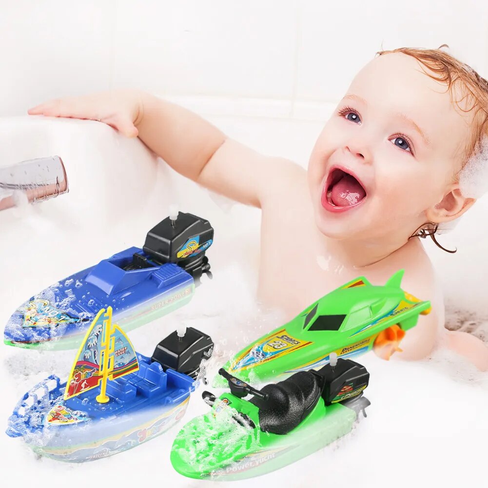 Baby Boat Wind Up Bath Toy