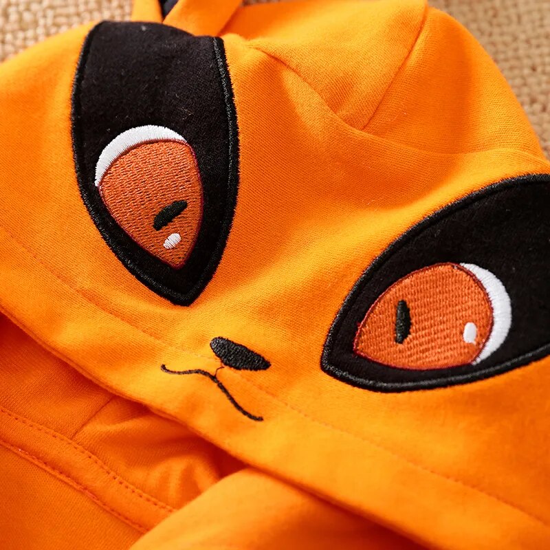 Dragon DBZ 2023 Summer Anime Baby Rompers Newborn Hooded Baby Clothes Cartoon Cosplay Kurama Costume Baby Boy Jumpsuit Pajamas